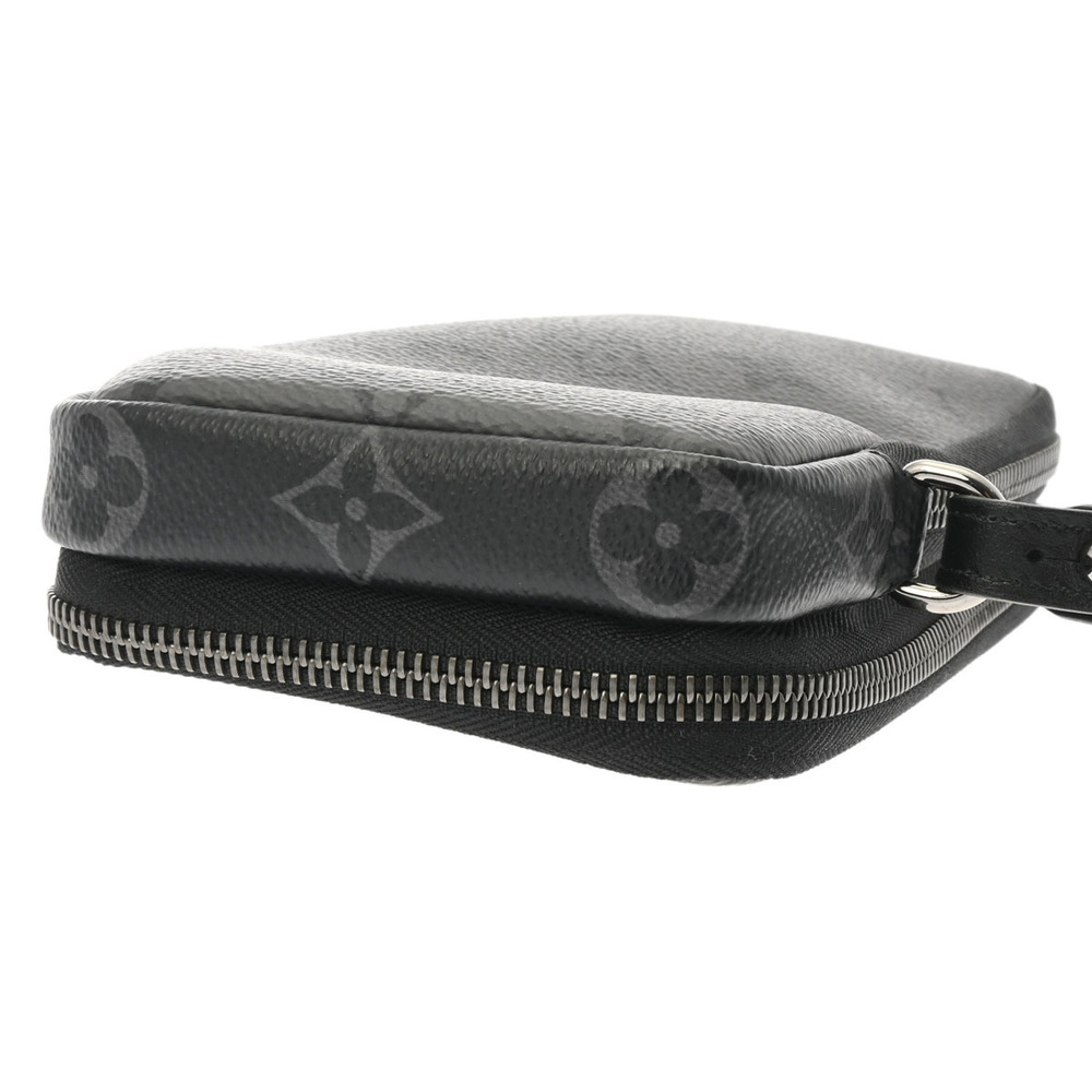 Louis Vuitton Gray Eclipse Monogram Double Black … - image 5